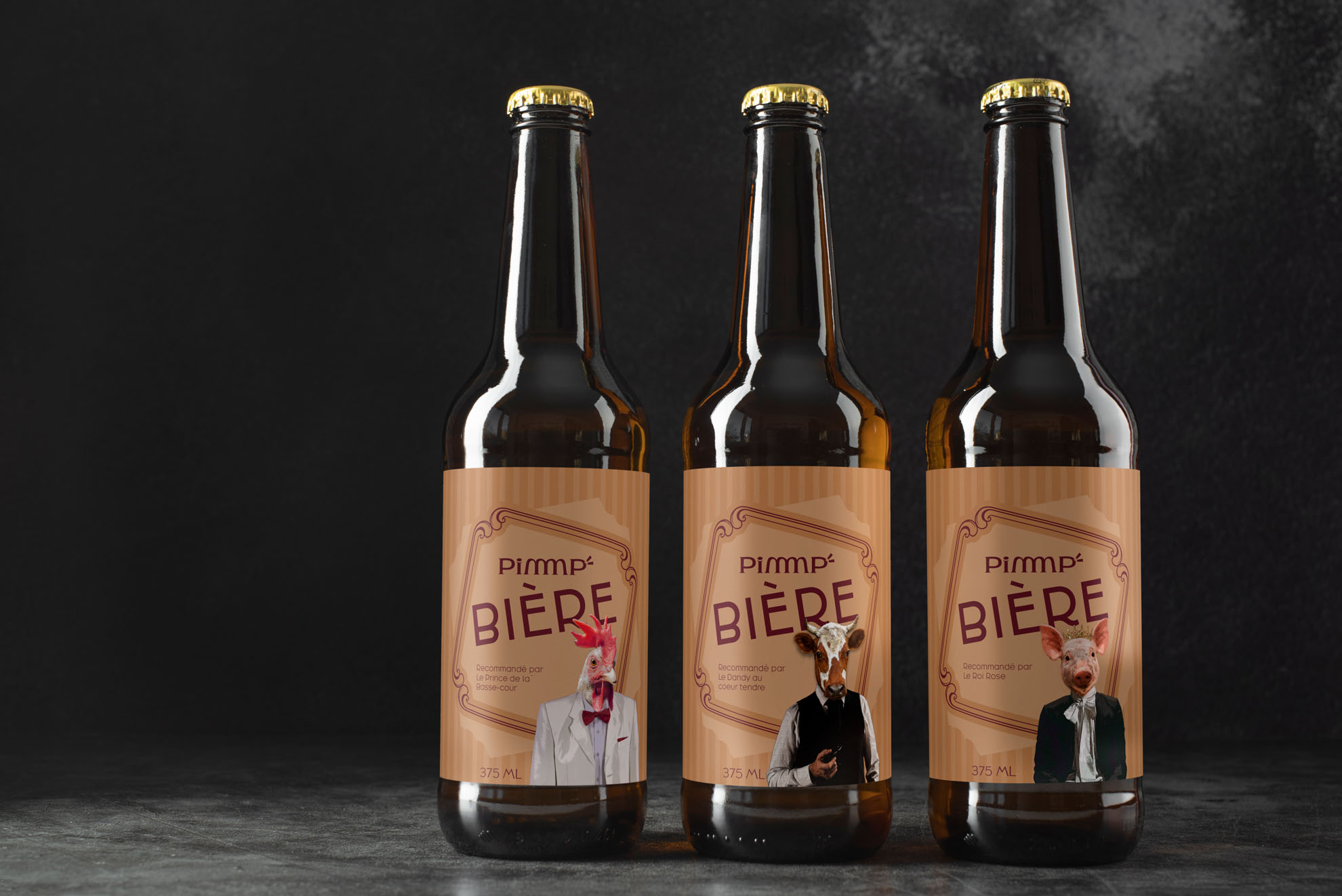 étiquette Bière pour un traiteur - restaurateur<br />
identité visuelle, marque, épicerie fine, bière, packaging, design, logo, couleurs, typographie, valeurs, qualité, savoir-faire</p>
<p>